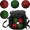 Toy Time Bocce Ball Set Outdoor Family Game for Backyard, Lawn, Beach, Includes Red and Green Balls and Case 654361ATQ - alternate 1